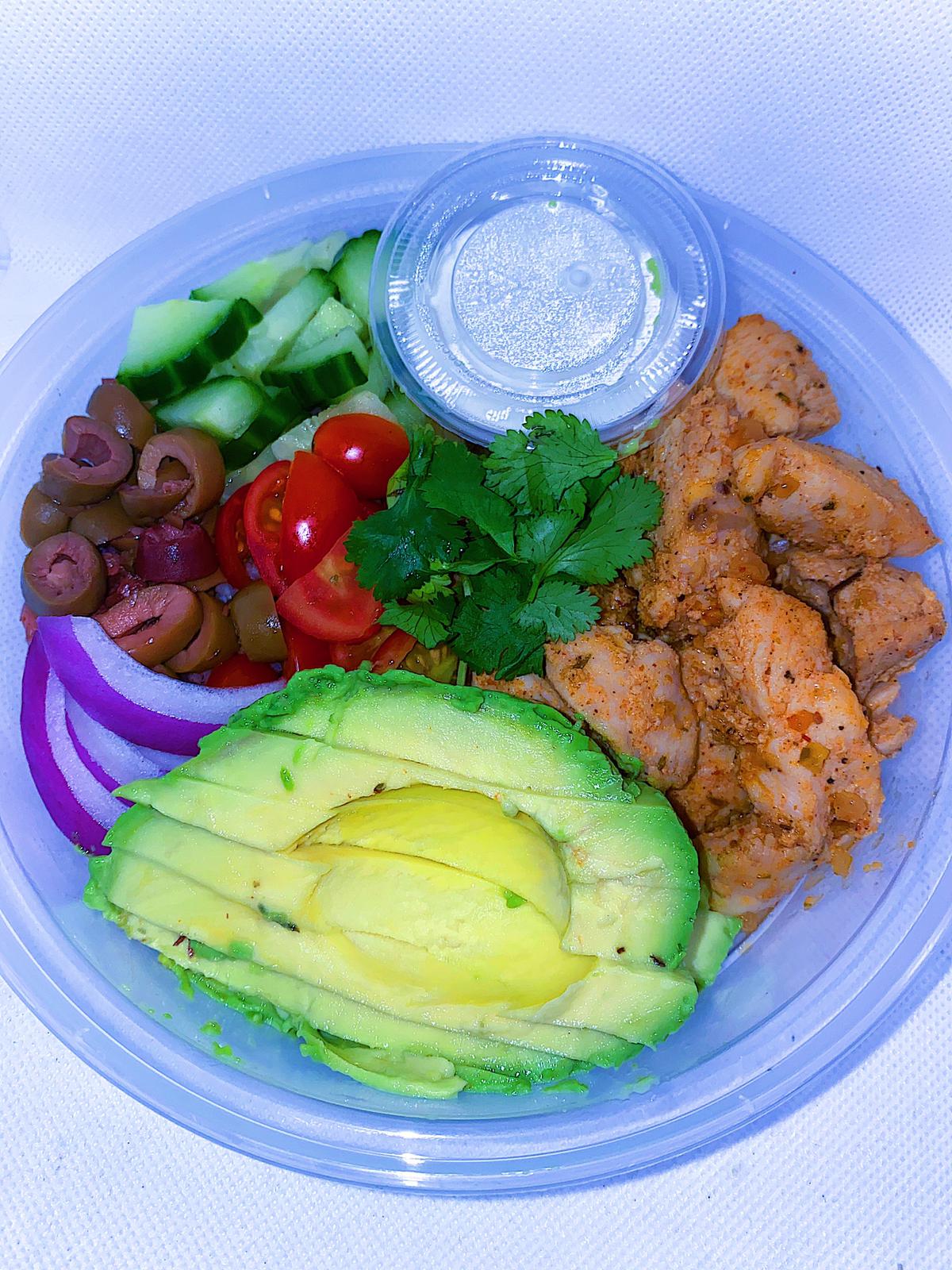 Souvlaki Greek bowl