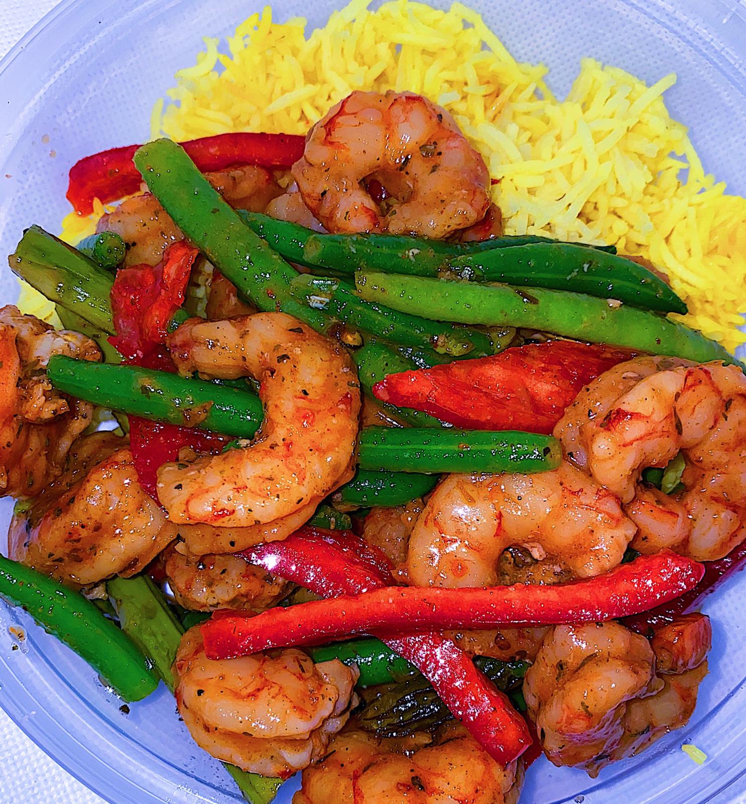 Honey lime shrimp