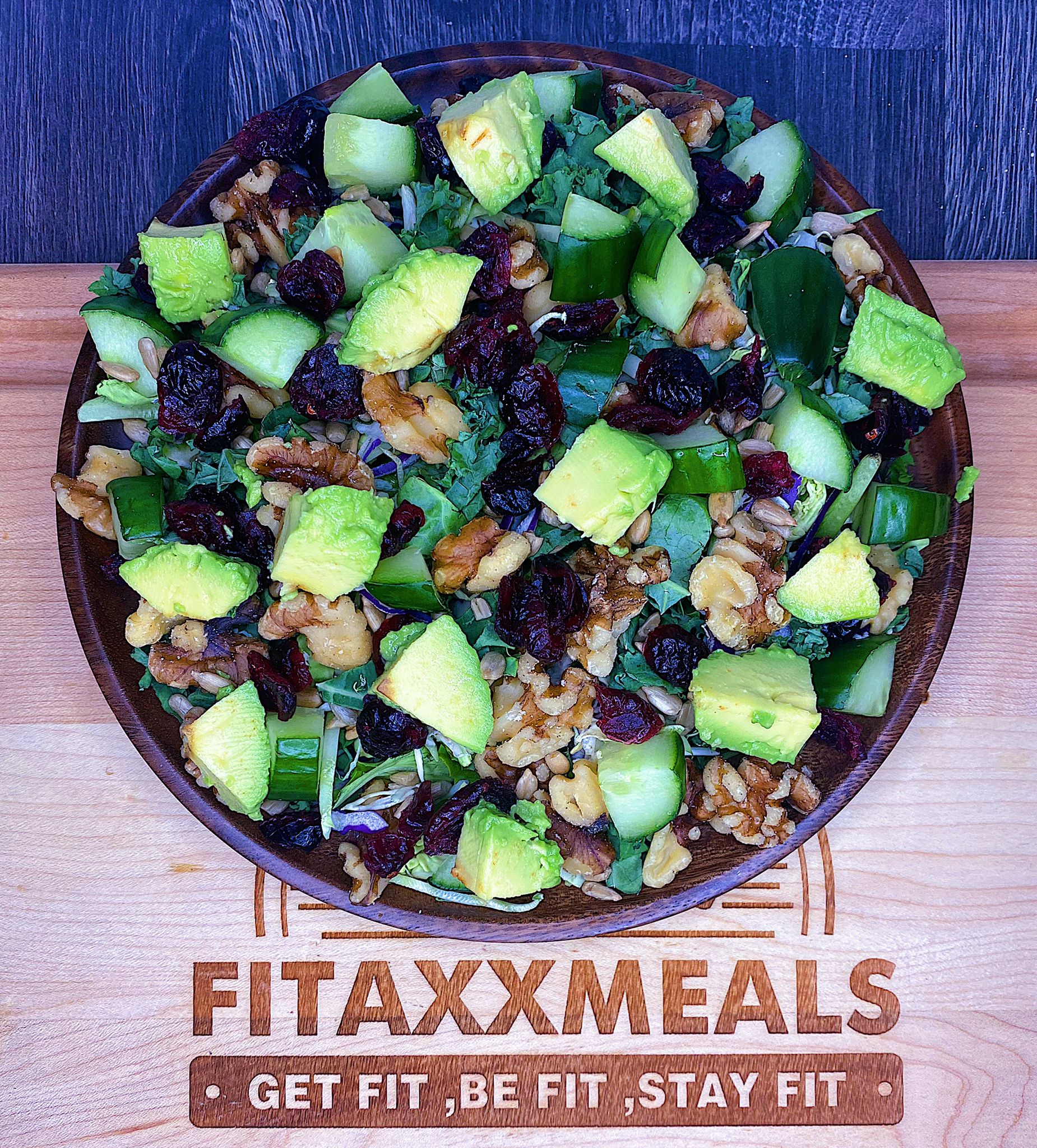 Sweet Kale and Avocado Salad