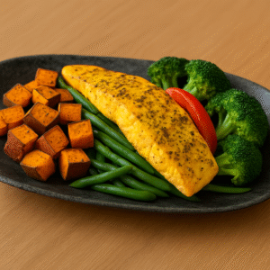 Baked Lemon Pepper Salmon (+$3.00)