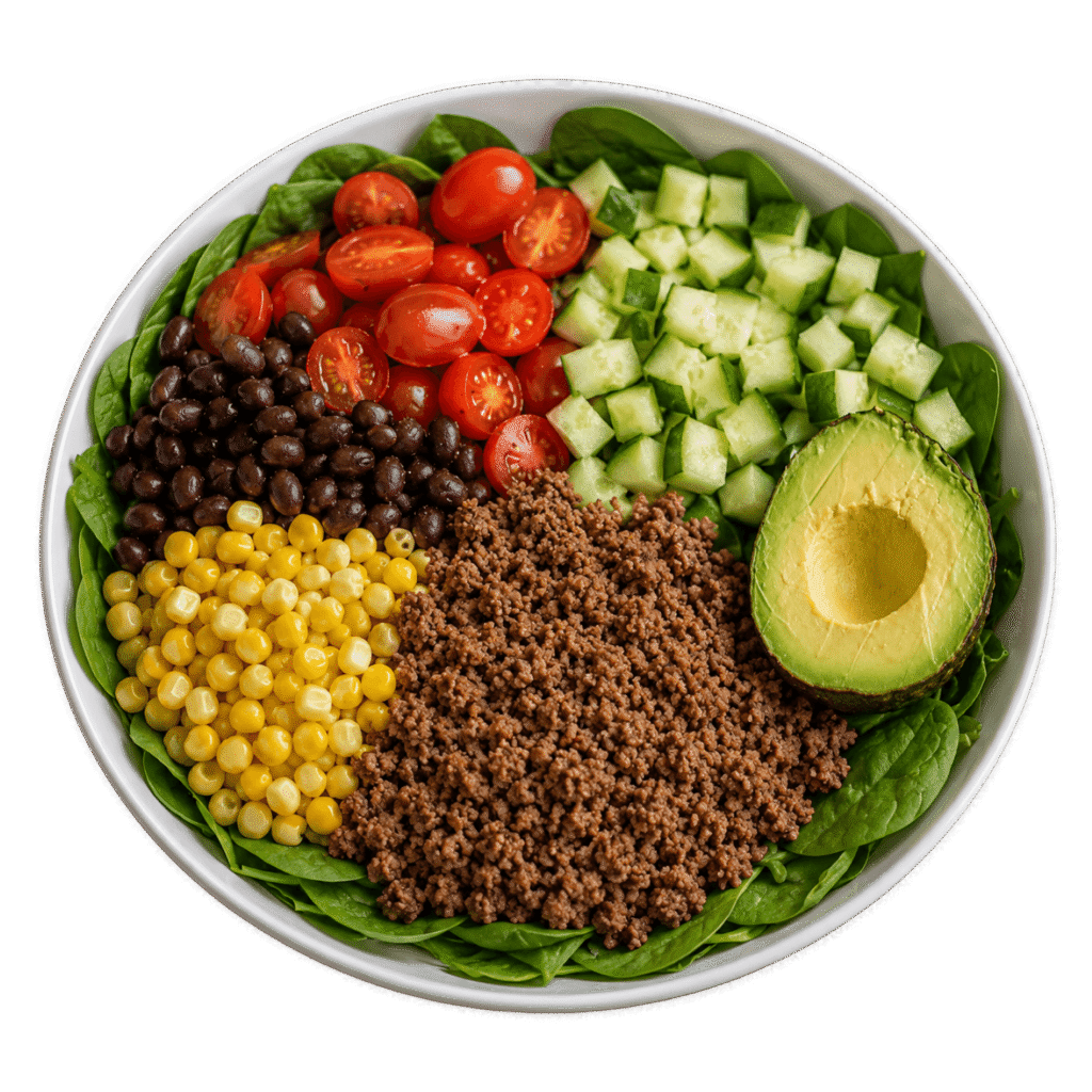 Taco Spinach Salad