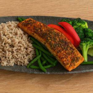 Baked Cajun Salmon (+$3.00)