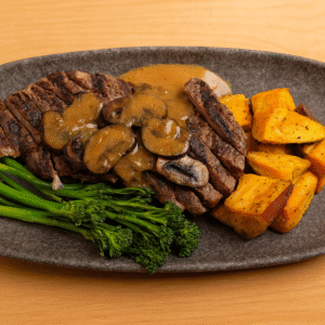 Peppercorn Mushroom Sirloin (+$3.00)