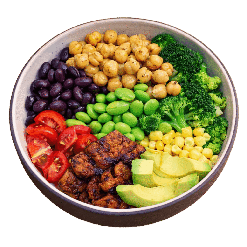 BBQ Tempeh Burrito Bowl