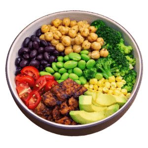 BBQ Tempeh Burrito Bowl