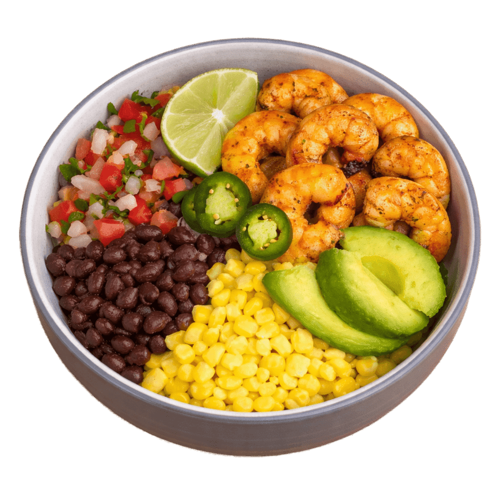 Cajun Shrimp Burrito Bowl