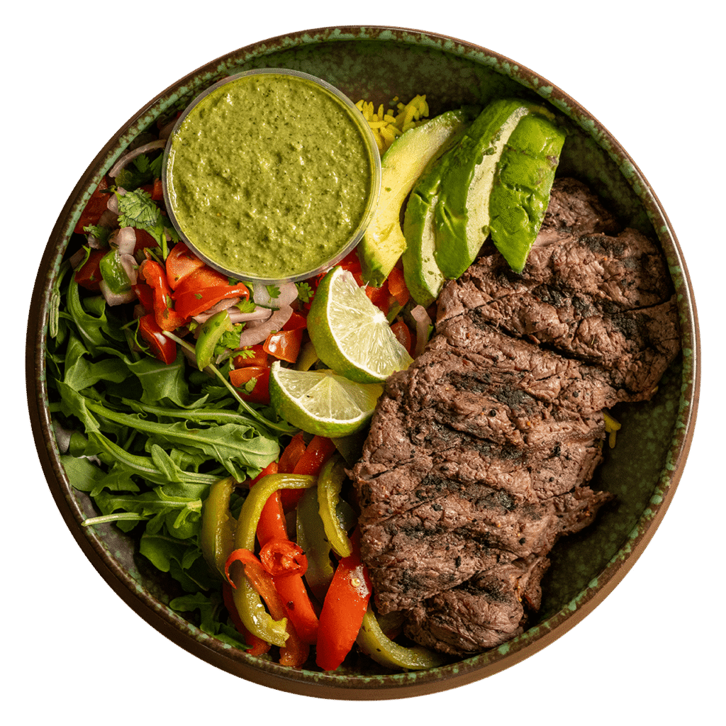 Steak Fajita Bowl (+$3.00)