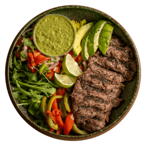 Steak Fajita Bowl (+$3.00)