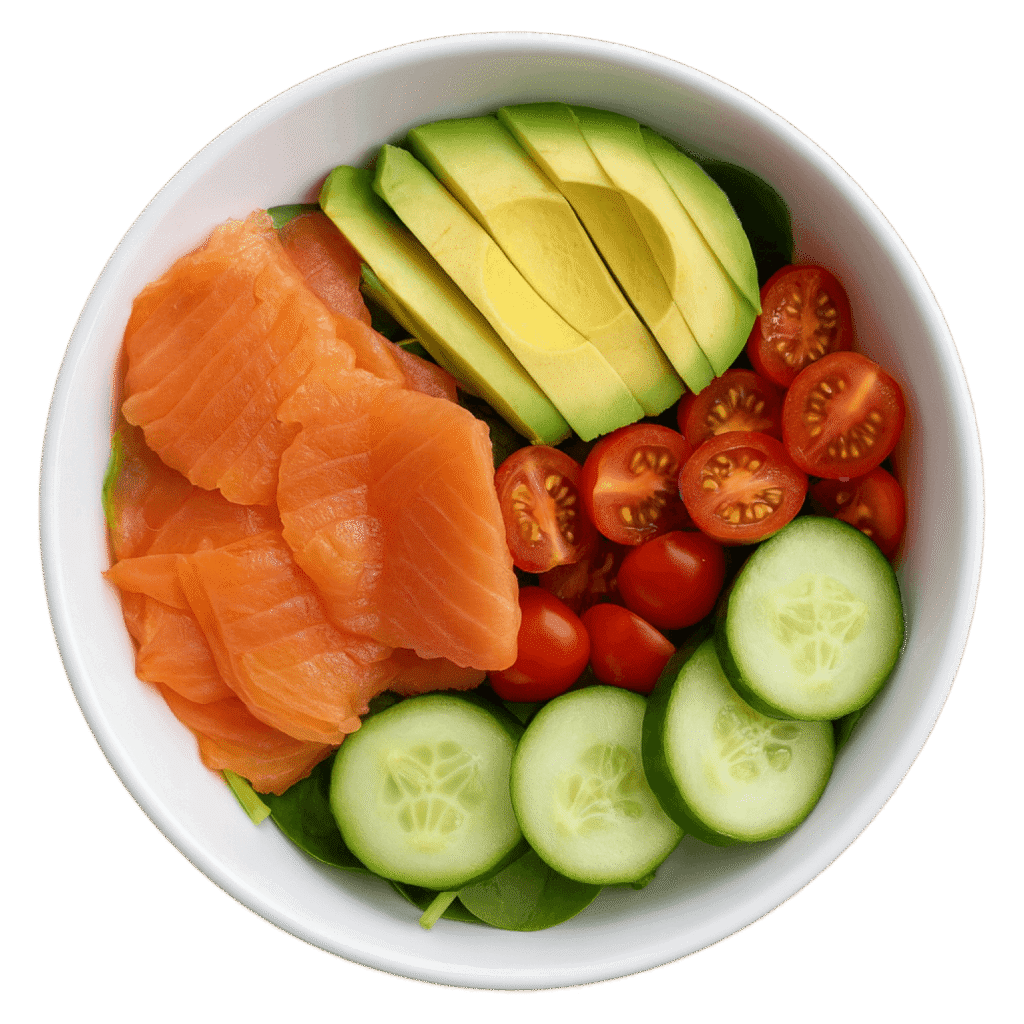 Smoked Salmon and Avocado Salad