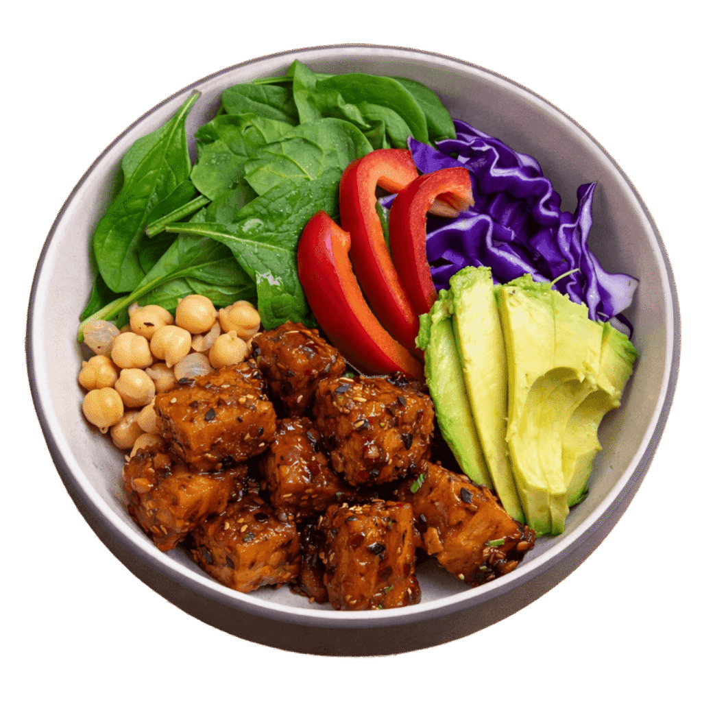Tahini Tempeh Buddha Bowl