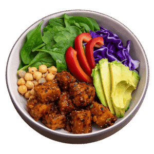 Tahini Tempeh Buddha Bowl