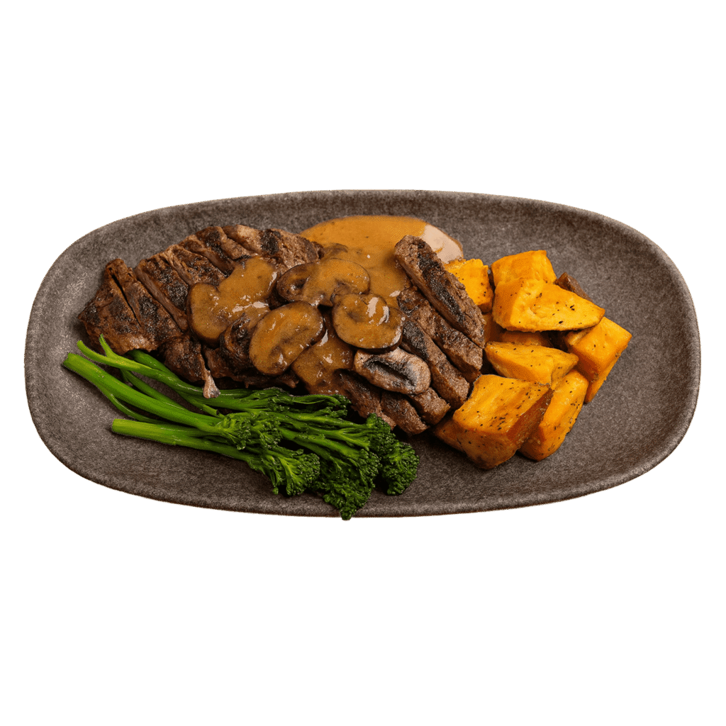Peppercorn Mushroom Sirloin (+$3.00)